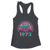 50 Years Old Awesome Since August 1973 50th Birthday Women Shirt & Tank Top | teecentury