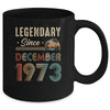 50 Years Old Legendary Since December 1973 50th Birthday Mug | teecentury