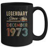 50 Years Old Legendary Since December 1973 50th Birthday Mug | teecentury