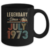 50 Years Old Legendary Since July 1973 50th Birthday Mug | teecentury