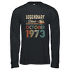 50 Years Old Legendary Since October 1973 50th Birthday Shirt & Hoodie | teecentury