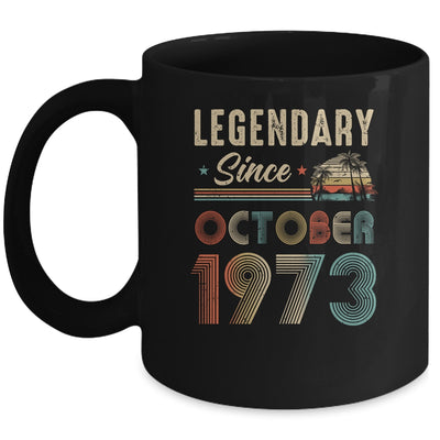 50 Years Old Legendary Since October 1973 50th Birthday Mug | teecentury