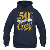 50th Birthday Crew 50th Bday Party Squad Friends Crown Funny Shirt & Tank Top | teecentury
