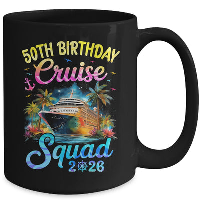 50th Birthday Cruise Squad 2026 Cruising Party Vacation Mug | teecentury
