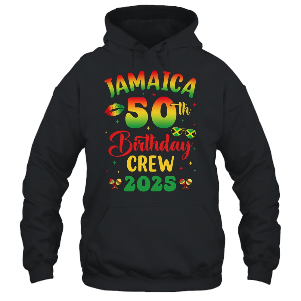 50th Birthday Girl Jamaica Birthday Crew Matching Group 2025 Shirt & Tank Top | teecentury