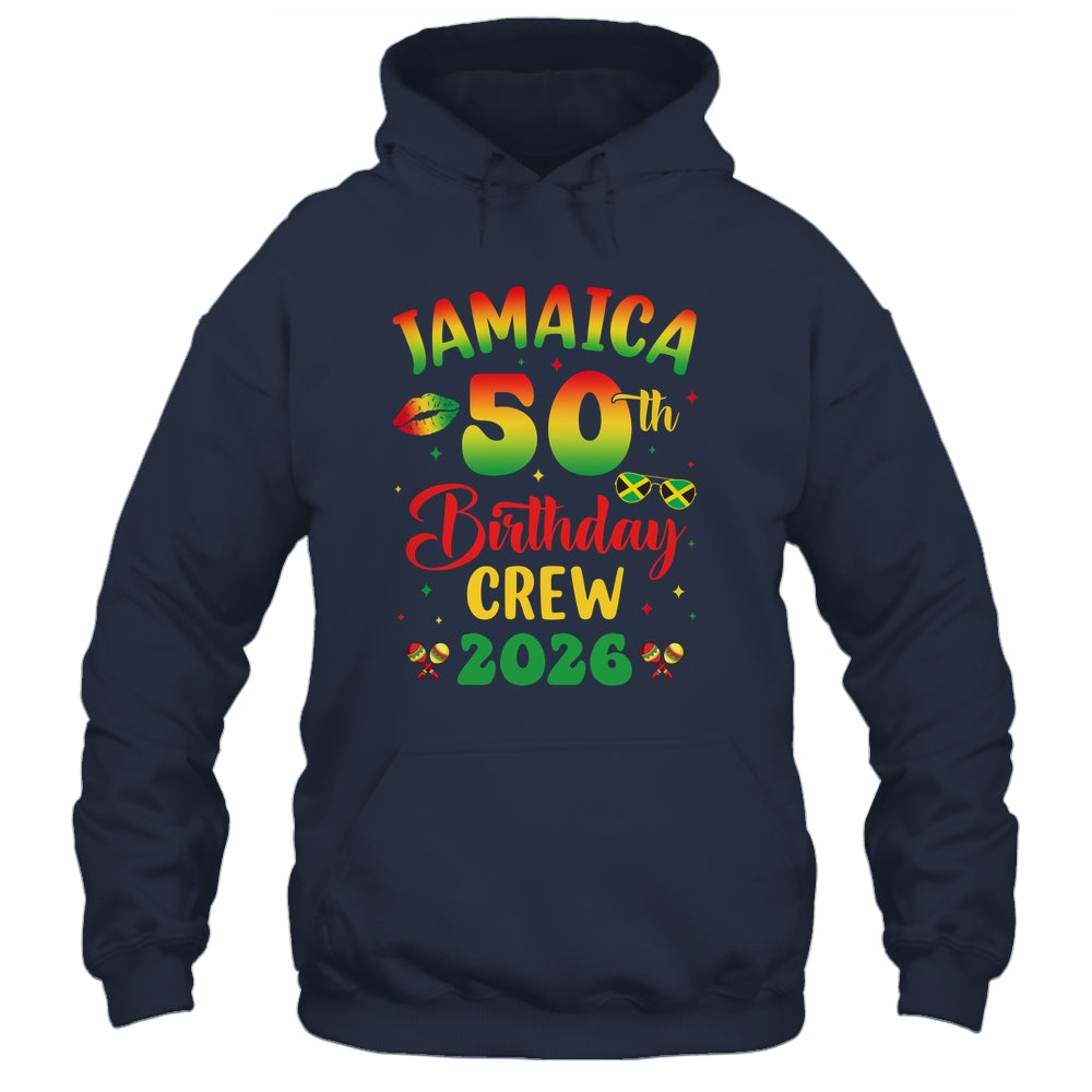 50th Birthday Girl Jamaica Birthday Crew Matching Group 2026 Shirt & Tank Top | teecentury