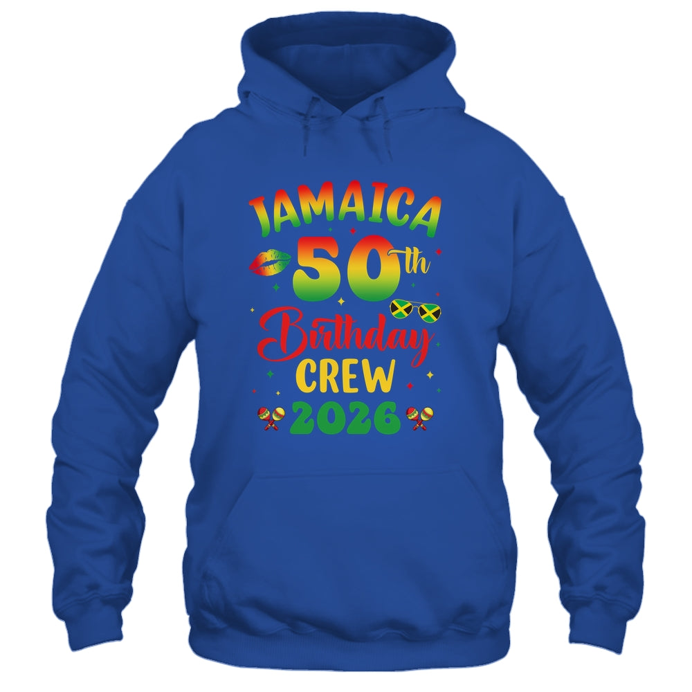 50th Birthday Girl Jamaica Birthday Crew Matching Group 2026 Shirt & Tank Top | teecentury