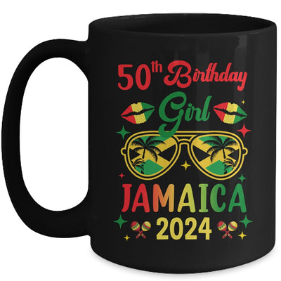 50th Birthday Girl Jamaica Vacation Party Outfit 2024 Mug | teecentury