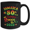 50th Birthday Queen Jamaica Girl Matching Party 2025 Mug | teecentury