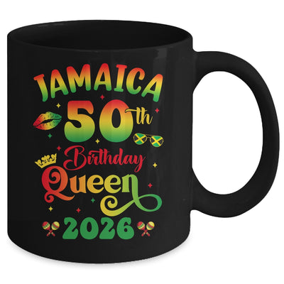 50th Birthday Queen Jamaica Girl Matching Party 2026 Mug | teecentury