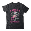 52 Birthday Decorations Women Female 52nd 1972 Birthday Shirt & Tank Top | teecentury