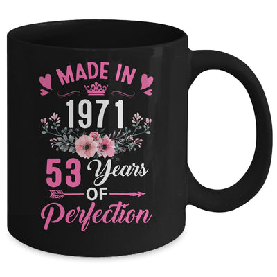 53 Birthday Decorations Women Female 53rd 1971 Birthday Mug | teecentury