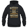 55 Years Awesome Vintage August 1970 55th Birthday Shirt & Hoodie | teecentury