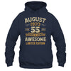 55 Years Awesome Vintage August 1970 55th Birthday Shirt & Hoodie | teecentury