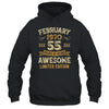 55 Years Awesome Vintage February 1970 55th Birthday Shirt & Hoodie | teecentury