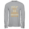 55 Years Awesome Vintage July 1970 55th Birthday Shirt & Hoodie | teecentury