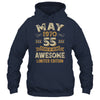 55 Years Awesome Vintage May 1970 55th Birthday Shirt & Hoodie | teecentury