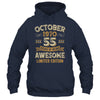 55 Years Awesome Vintage October 1970 55th Birthday Shirt & Hoodie | teecentury