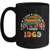 55 Years Old Awesome Since December 1969 55th Birthday Groovy Mug | teecentury