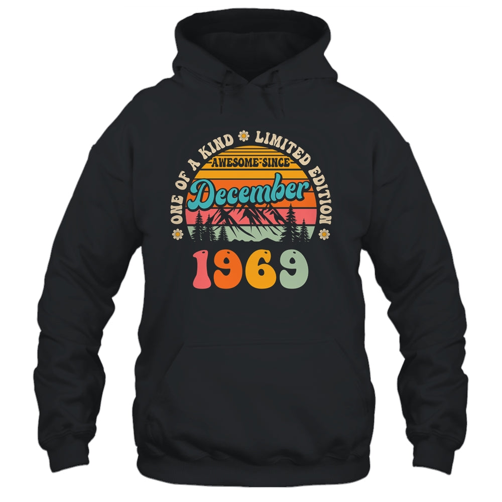 55 Years Old Awesome Since December 1969 55th Birthday Groovy Shirt & Tank Top | teecentury
