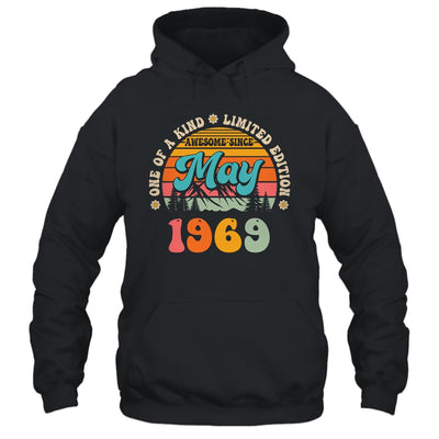 55 Years Old Awesome Since May 1969 55th Birthday Groovy Shirt & Tank Top | teecentury