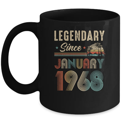 55 Years Old Legendary Since January 1968 55th Birthday Mug | teecentury