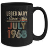 55 Years Old Legendary Since July 1968 55th Birthday Mug | teecentury