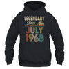 55 Years Old Legendary Since July 1968 55th Birthday Shirt & Hoodie | teecentury