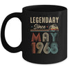 55 Years Old Legendary Since May 1968 55th Birthday Mug | teecentury