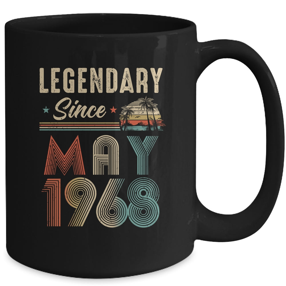 55 Years Old Legendary Since May 1968 55th Birthday Mug | teecentury