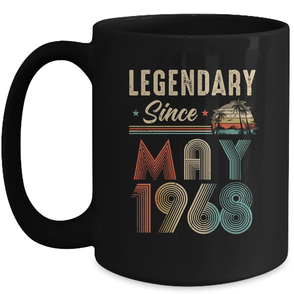 55 Years Old Legendary Since May 1968 55th Birthday Mug | teecentury