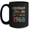 55 Years Old Legendary Since September 1968 55th Birthday Mug | teecentury
