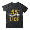 55th Birthday Crew 55th Bday Party Squad Friends Crown Funny Shirt & Tank Top | teecentury