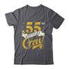 55th Birthday Crew 55th Bday Party Squad Friends Crown Funny Shirt & Tank Top | teecentury