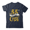55th Birthday Crew 55th Bday Party Squad Friends Crown Funny Shirt & Tank Top | teecentury