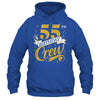 55th Birthday Crew 55th Bday Party Squad Friends Crown Funny Shirt & Tank Top | teecentury