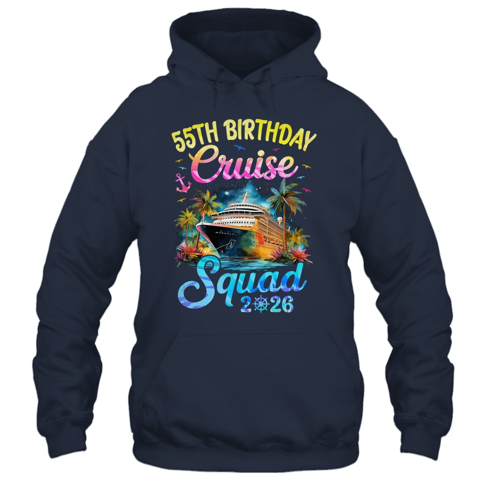 55th Birthday Cruise Squad 2026 Cruising Party Vacation Shirt & Tank Top | teecentury