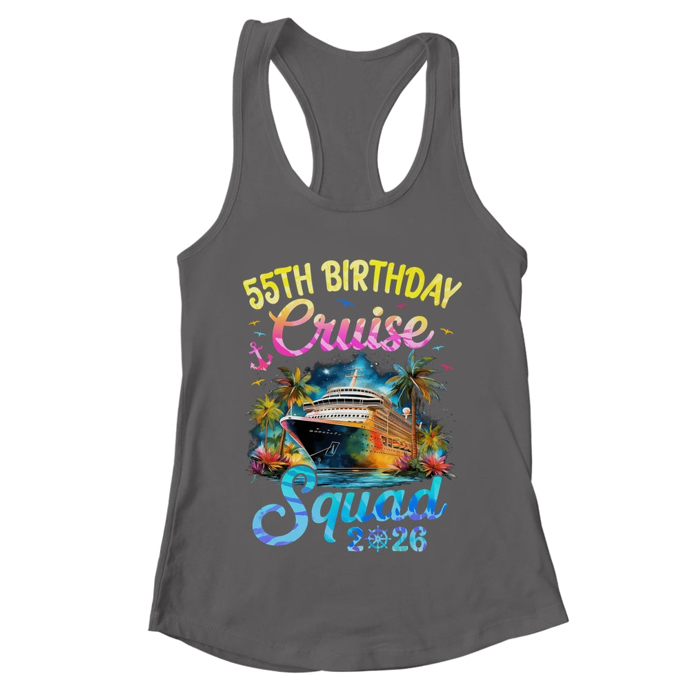 55th Birthday Cruise Squad 2026 Cruising Party Vacation Shirt & Tank Top | teecentury