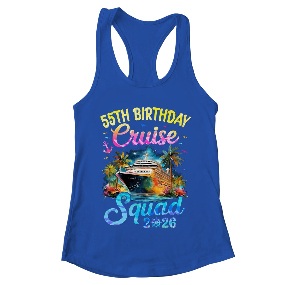 55th Birthday Cruise Squad 2026 Cruising Party Vacation Shirt & Tank Top | teecentury