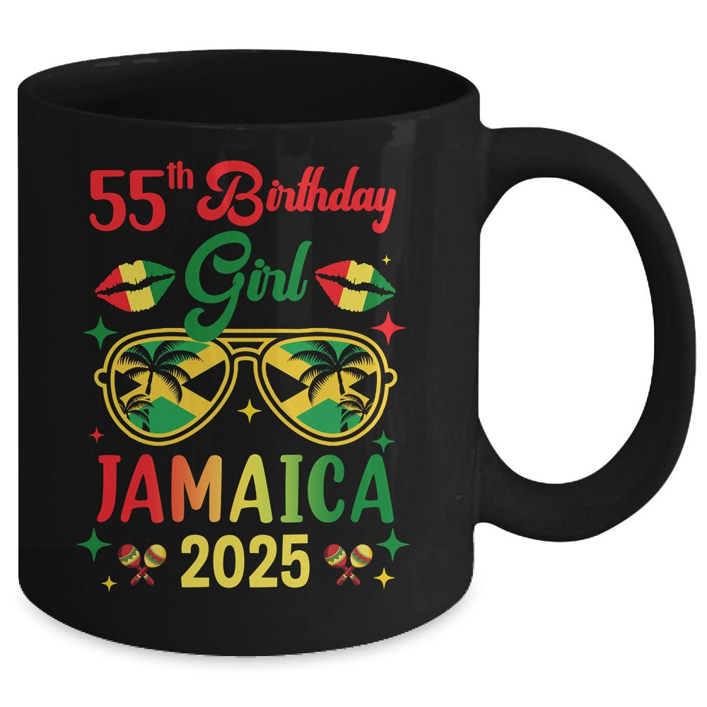 55th Birthday Girl Jamaica Vacation Party Outfit 2025 Mug | teecentury