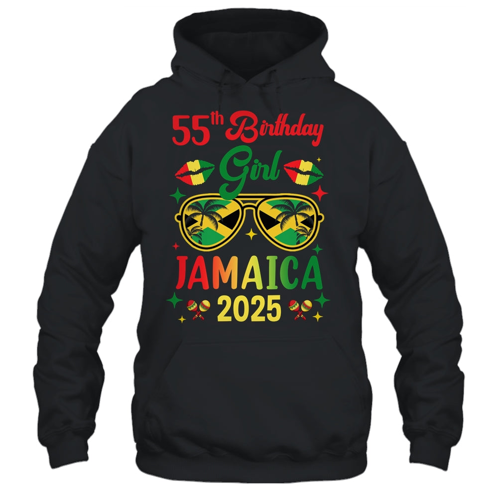 55th Birthday Girl Jamaica Vacation Party Outfit 2025 Shirt & Tank Top | teecentury
