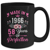 58 Birthday Decorations Women Female 58th 1966 Birthday Mug | teecentury