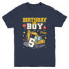 5th Birthday Boy 5 Years Old Excavator Three Decorations Youth Shirt | teecentury