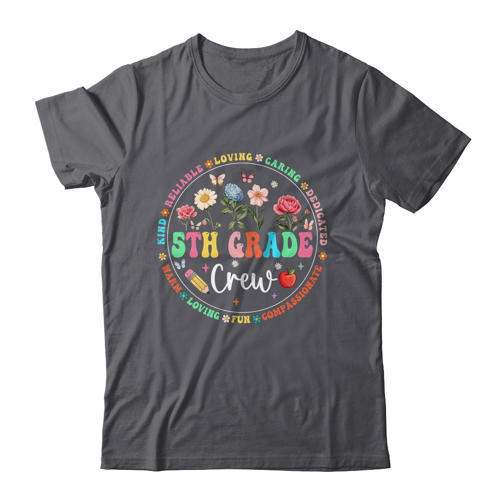 5th Grade Crew Back To School Kindergarten Teacher Kids Shirt & Hoodie | teecentury
