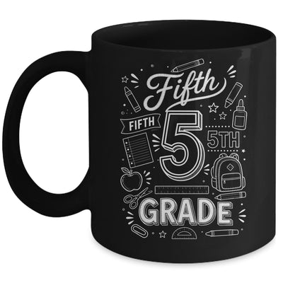 5th Grade For Boys Back To School First Day Fifth Grade Mug | teecentury