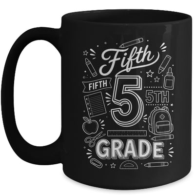 5th Grade For Boys Back To School First Day Fifth Grade Mug | teecentury