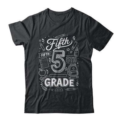 5th Grade For Boys Back To School First Day Fifth Grade Shirt & Hoodie | teecentury