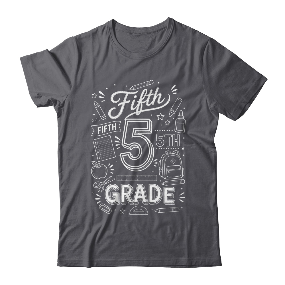5th Grade For Boys Back To School First Day Fifth Grade Shirt & Hoodie | teecentury