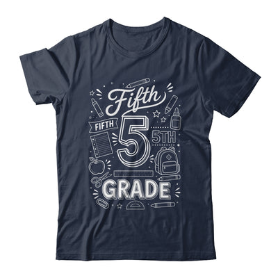 5th Grade For Boys Back To School First Day Fifth Grade Shirt & Hoodie | teecentury