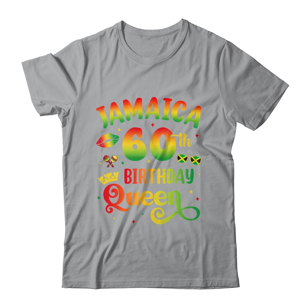 60Th Birthday Queen Jamaica Birthday Girl Matching Party Shirt & Hoodie | teecentury